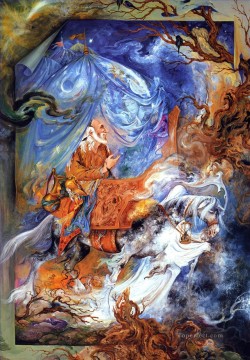  persas Pintura Art%c3%adstica - La caravana de la vida Persian Miniatures Fairy Tales